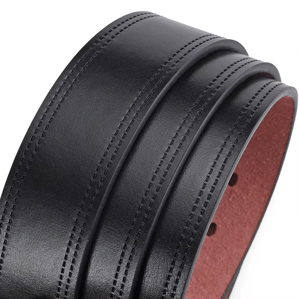 Genuine Leather for Men'S High Quality Buckle Jeans Cowskin Casual Belts Business Cowboy Waistband Male Fashion Designer 2024New