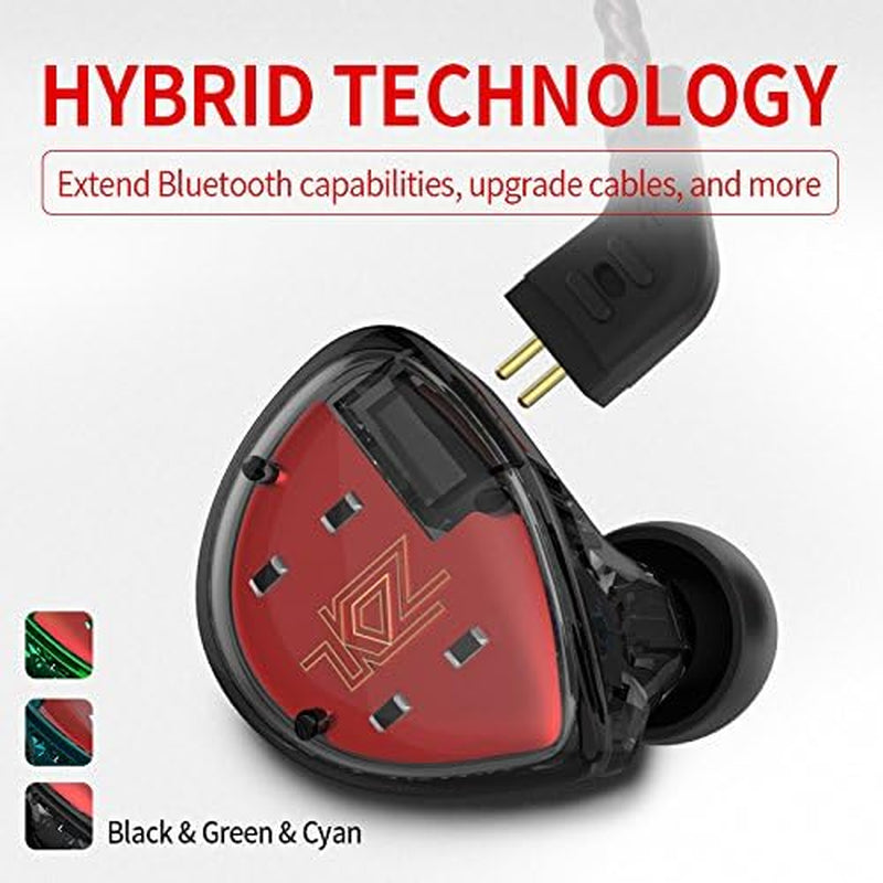 ES4 Dynamic & Balanced Armature Hybrid Technology Driver In-Ear Earphones (Non-Mic, Green)