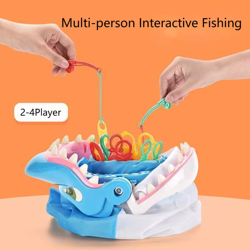 Shark Bite Game Shark Desktop Biting Party Thriller Shark Bite Finger Tabletop Game Children and Adults Decompression Prank Toy